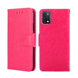For UMIDIGI A11 Crystal Texture Leather Phone Case(Rose Red) (OEM)