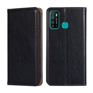 For Infinix Hot 9 / Note 7 Lite X655C Gloss Oil Solid Color Magnetic Leather Phone Case(Black) (OEM)