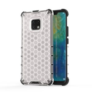 Shockproof Honeycomb PC + TPU Case for Huawei Mate 20 Pro (Transparent) (OEM)