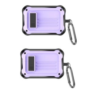 2pcs Bluetooth Earphone Storage Dust Cover For Sony WF-1000XM4(Purple) (OEM)
