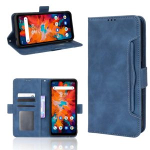 For UMIDIGI BISON X10 Skin Feel Calf Pattern Leather Phone Case(Blue) (OEM)