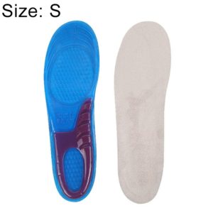 1 Pair Military Training Shock Resistance Sports Insoles Soft and Comfortable Stretch Thick Insoles, Size: S(34-37 Yards)(Blue) (OEM)