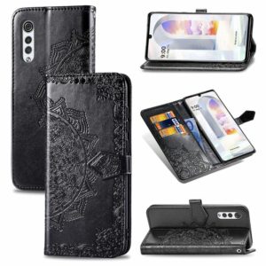 For LG Velvet 2 Pro Mandala Embossing Pattern Horizontal Flip Leather Case with Holder & Card Slots & Wallet & Lanyard(Black) (OEM)