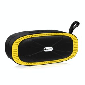 New Rixing NR4022 Portable Stereo Surround Soundbar Bluetooth Speaker with Microphone, Support TF Card FM(Yellow) (New Rixing) (OEM)