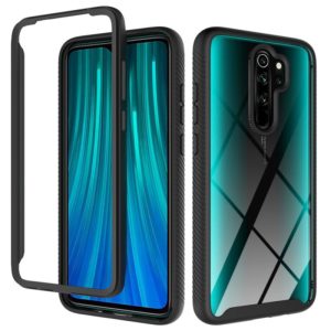 For Xiaomi Redmi Note 8 Pro Starry Sky Solid Color Series Shockproof PC + TPU Protective Case(Black) (OEM)