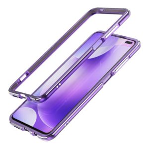 For Xiaomi Redmi K30 Aluminum Alloy Shockproof Protective Bumper Frame(Purple Silver) (OEM)