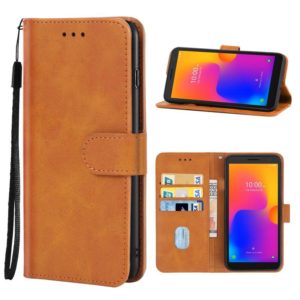 For Alcatel 1B 2022 Leather Phone Case(Brown) (OEM)