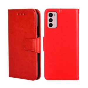 For Motorola Moto G42 4G Crystal Texture Leather Phone Case(Red) (OEM)