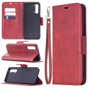 For OPPO Find X2 Lite Retro Lambskin Texture Pure Color Horizontal Flip PU Leather Case with Holder & Card Slots & Wallet & Lanyard(Red) (OEM)