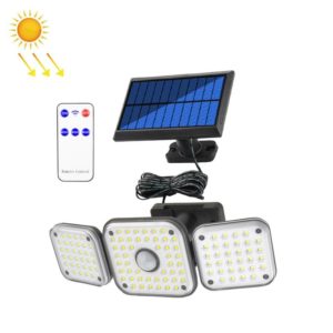 112 LED Solar Split Type Courtyard Lamp Outdoor Waterproof Corridor Garden Human Body Sensing Street Light (OEM)