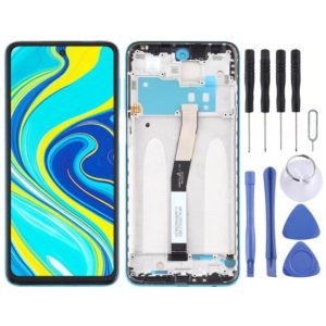LCD Screen and Digitizer Full Assembly with Frame for Xiaomi Redmi Note 9S / Redmi Note 9 Pro Max / Redmi Note 9 Pro (India) / Redmi Note 9 Pro / Note 10 Lite(Blue) (OEM)