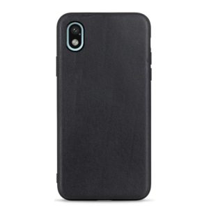 For Sony Xperia Ace III Sheep Texture Leather Phone Case(Black) (OEM)