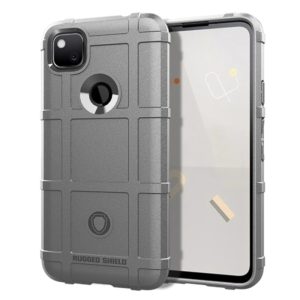 For Google Pixel 5 XL Full Coverage Shockproof TPU Case(Grey) (OEM)