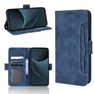 For Blackview A95 Skin Feel Calf Texture Card Slots Leather Phone Case(Blue) (OEM)