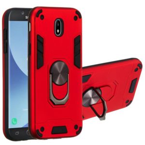 For Samsung Galaxy J5 Pro / J530 2 in 1 Armour Series PC + TPU Protective Case with Ring Holder(Red) (OEM)
