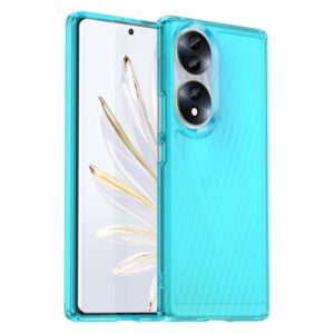 For Honor 70 5G Candy Series TPU Phone Case(Transparent Blue) (OEM)