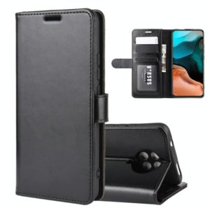 For Xiaomi Redmi K30 Pro R64 Texture Single Horizontal Flip Protective Case with Holder & Card Slots & Wallet& Photo Frame(Black) (OEM)