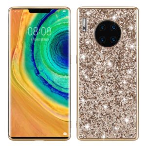 For Huawei Mate 30 Pro Glittery Powder Shockproof TPU Case(Gold) (OEM)