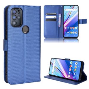 For BLU G91 Pro Diamond Texture Leather Phone Case(Blue) (OEM)