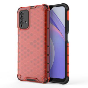 For Xiaomi Redmi 9T Shockproof Honeycomb PC + TPU Case(Red) (OEM)