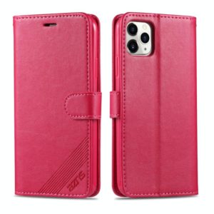 For iPhone 11 Pro Max AZNS Sheepskin Texture Horizontal Flip Leather Case with Holder & Card Slots & Wallet(Red) (AZNS) (OEM)