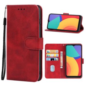 Leather Phone Case For Alcatel 3L 2021 / 1S 2021 / Vodafone Smart V12(Red) (OEM)