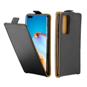 For Huawei P40 Pro Business Style Vertical Flip TPU Leather Case with Card Slot(Black) (OEM)