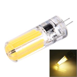 G4 4W Silicone Dimmable 8 LED Filament Light Bulb for Halls, AC 220-240V(Warm White) (OEM)