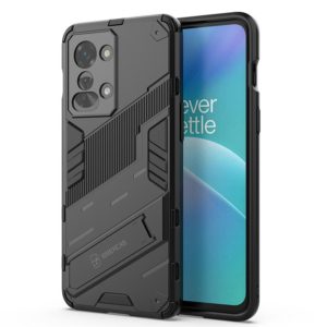 For OnePlus Nord 2T Punk Armor 2 in 1 PC + TPU Phone Case(Black) (OEM)