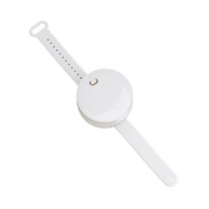 G3 Portable Outdoor Kids USB Mini Mirror Leafless Watch Fan(White) (OEM)