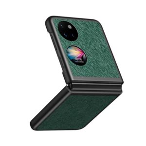 For Huawei P50 Pocket Litchi Texture Shockproof Phone Case(Green) (OEM)