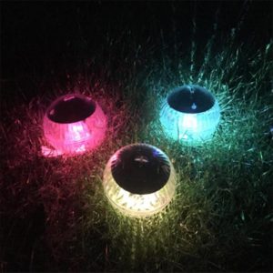 Solar Power Outdoor Pool Floating Ball Waterproof Light Garden Decoration Lamp(Colorful Light) (OEM)