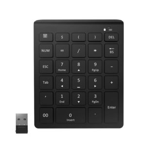 BT302 28 Keys Laptop Mini Wireless Keyboard, Spec: 2.4G (Black) (OEM)