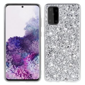 For Samsung Galaxy S20 FE Glitter Powder Shockproof TPU Protective Case(Silver) (OEM)