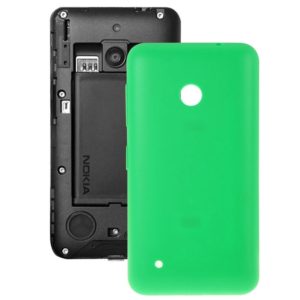 Solid Color Plastic Battery Back Cover for Nokia Lumia 530/Rock/M-1018/RM-1020(Green) (OEM)