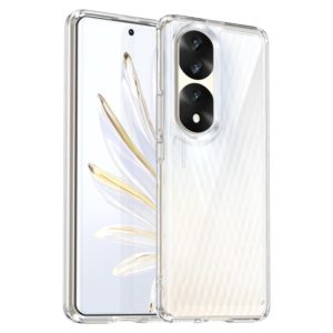 For Honor 70 Pro+ 5G Colorful Series Acrylic + TPU Phone Case(Transparent) (OEM)