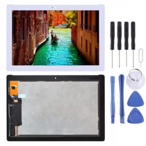 LCD Screen and Digitizer Full Assembly for Asus ZenPad 10 Z301MFL LTE Edition / Z301MF WiFi Edition 1920 x 1080 Pixel(White) (OEM)