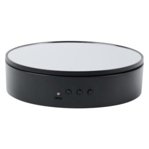 15cm Adjustable Speed Rotating Display Stand Props Turntable(Black Mirror) (OEM)