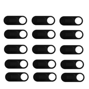 15 PCS Mobile Computer Front Camera Privacy Protection Cover(Black) (OEM)