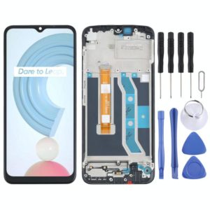 Original LCD Screen and Digitizer Full Assembly with Frame for OPPO Realme C21Y / Realme C25Y (OEM)