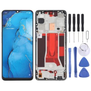 Original LCD Screen For OPPO Reno3 5G/Reno3 Youth/F15/Find X2 Lite/K7 5G Digitizer Full Assembly with Frame (Gold) (OEM)