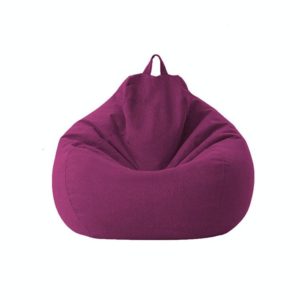 Lazy Sofa Bean Bag Chair Fabric Cover, Size: 70x80cm(Purple) (OEM)