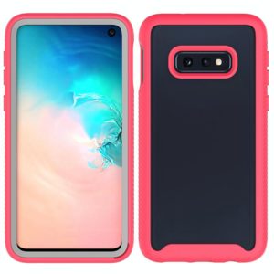 For Samsung Galaxy S10e Starry Sky Solid Color Series Shockproof PC + TPU Protective Case(Red) (OEM)
