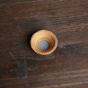 Bamboo Woven Creative Filter Reusable Filter Tea Colander Gadget, Style:Rattan Tea Drain without Handle (OEM)