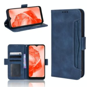 For TCL 205 Skin Feel Calf Pattern Leather Phone Case(Blue) (OEM)