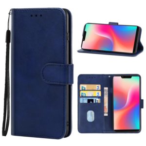 Leather Phone Case For Sharp Aquos S3(Blue) (OEM)