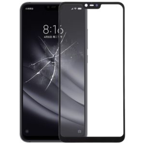 Front Screen Outer Glass Lens for Xiaomi Mi 8 Lite(Black) (OEM)