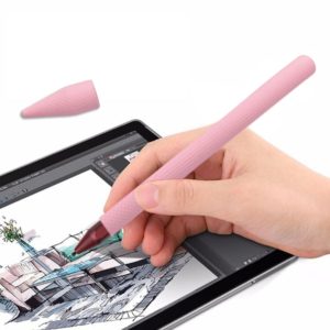 Stylus Pen Silica Gel Protective Case for Microsoft Surface Pro 5 / 6 (Pink) (OEM)