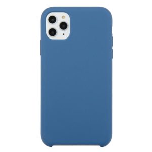For iPhone 11 Pro Solid Color Solid Silicone Shockproof Case (Ice Blue) (OEM)