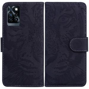 For Infinix Note 10 Pro X695 Tiger Embossing Pattern Horizontal Flip Leather Phone Case(Black) (OEM)
